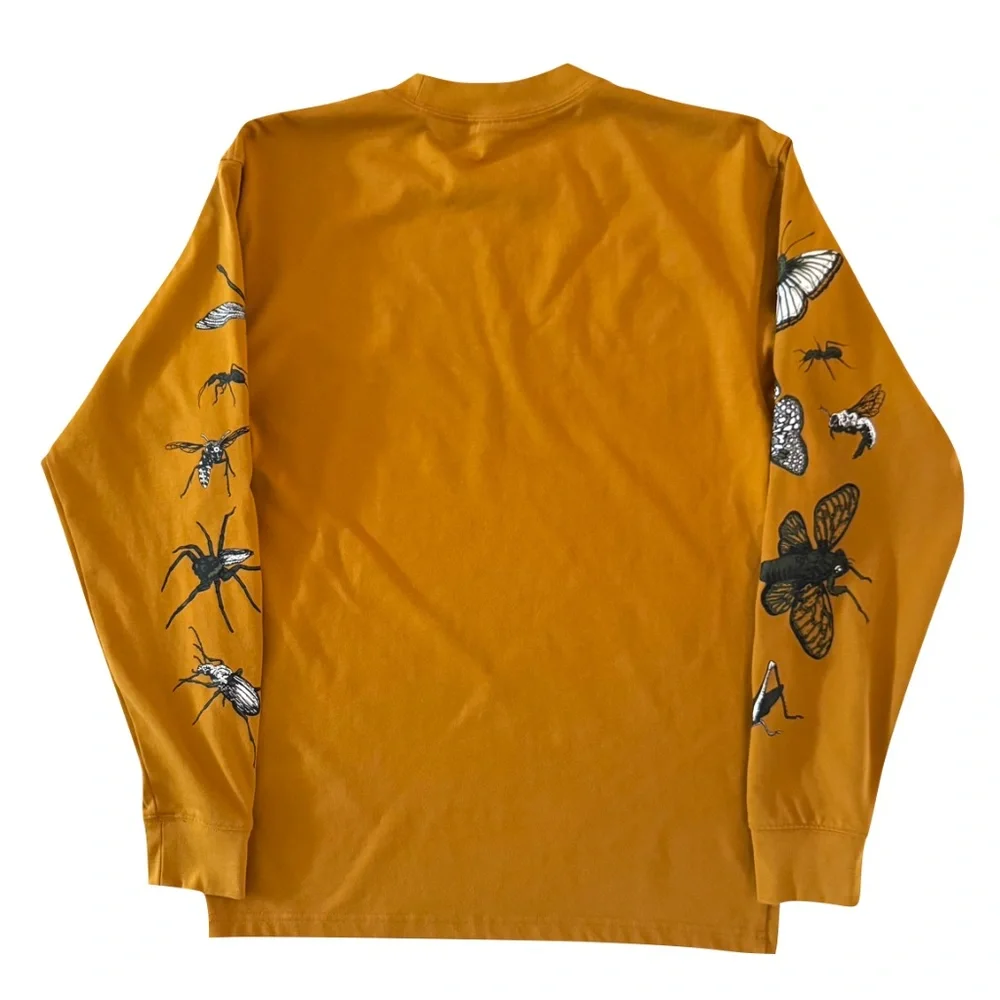 Nike ACG "Insect" Long Sleeve Yellow Loose Fit T-shirt Men's Size XS - Picture 2 of 12